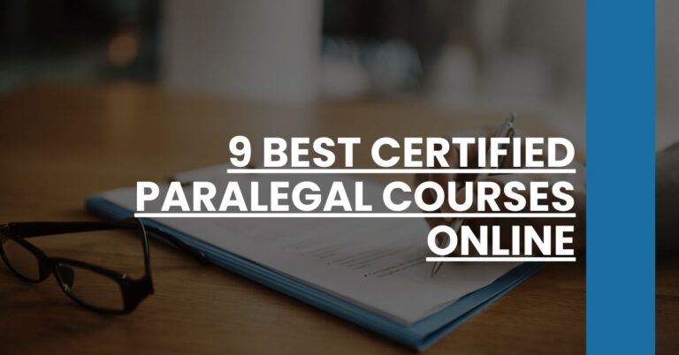 9 Best Certified Paralegal Courses Online Feature Image