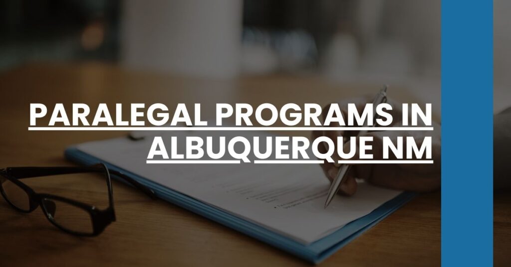 Paralegal Programs in Albuquerque NM Feature Image