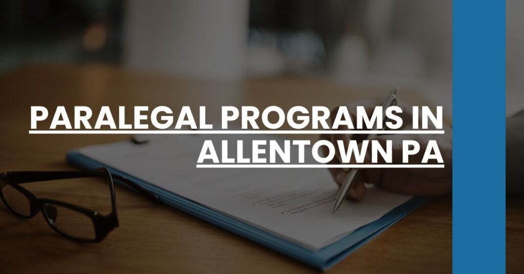 Paralegal Programs in Allentown PA Feature Image