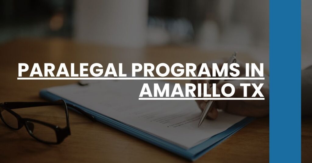 Paralegal Programs in Amarillo TX Feature Image