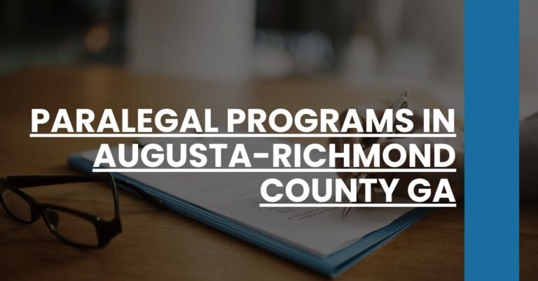 Paralegal Programs in Augusta-Richmond County GA Feature Image