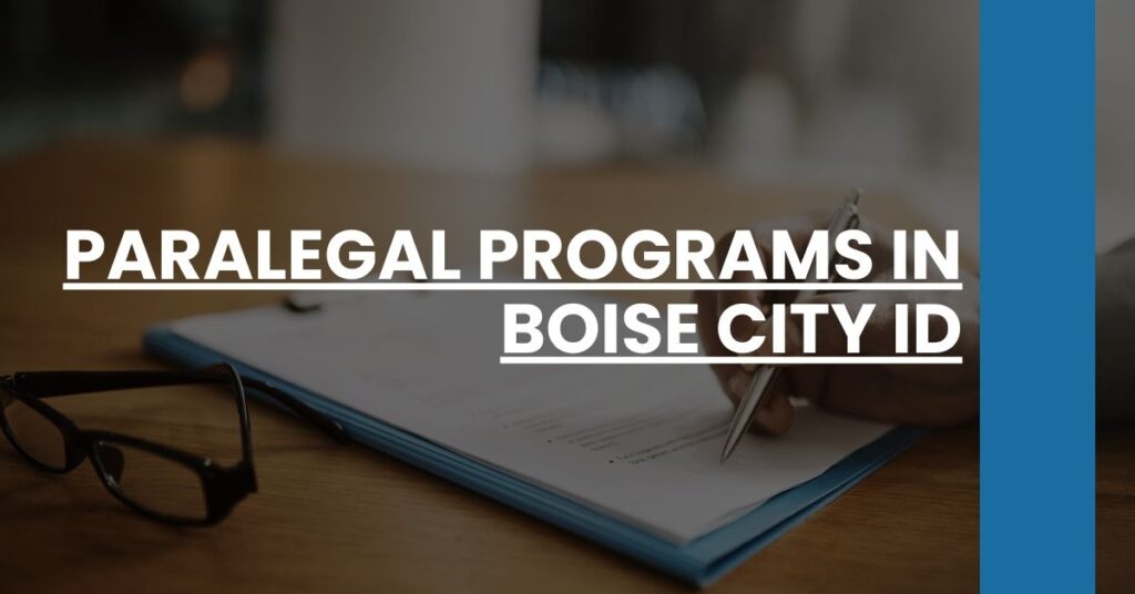 Paralegal Programs in Boise City ID Feature Image