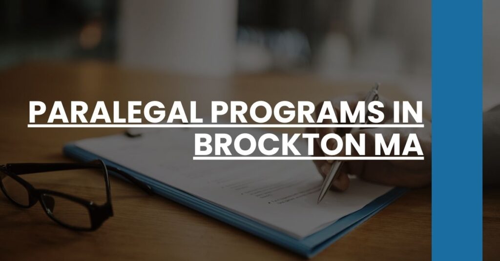 Paralegal Programs in Brockton MA Feature Image