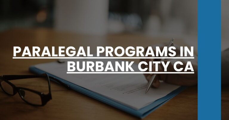 Paralegal Programs in Burbank city CA Feature Image