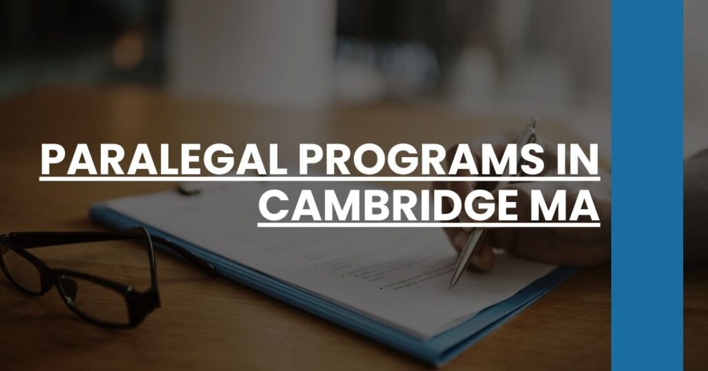 Paralegal Programs in Cambridge MA Feature Image