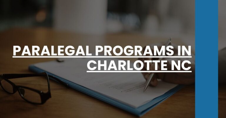 Paralegal Programs in Charlotte NC Feature Image