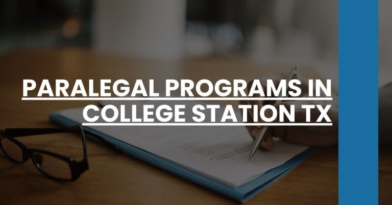 Paralegal Programs in College Station TX Feature Image