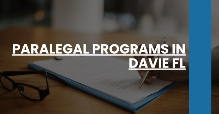 Paralegal Programs in Davie FL Feature Image