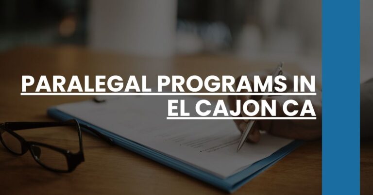 Paralegal Programs in El Cajon CA Feature Image