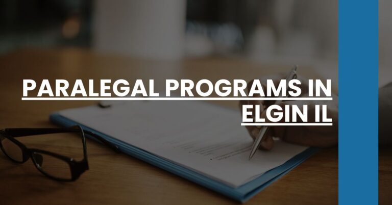 Paralegal Programs in Elgin IL Feature Image