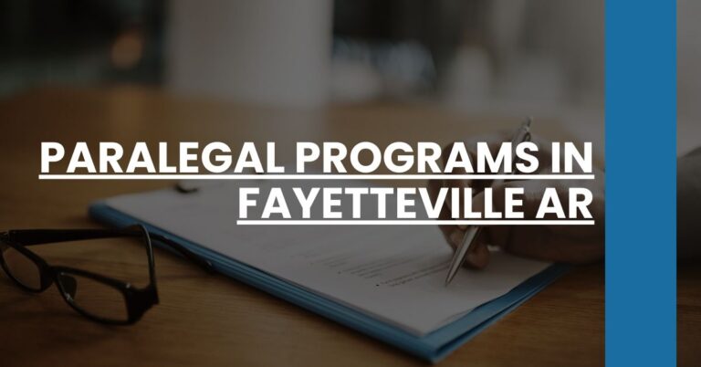 Paralegal Programs in Fayetteville AR Feature Image