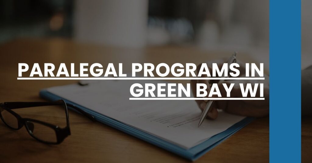 Paralegal Programs in Green Bay WI Feature Image