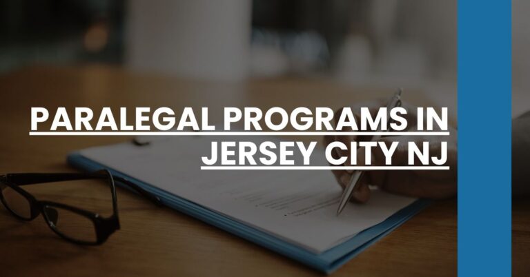 Paralegal Programs in Jersey City NJ Feature Image