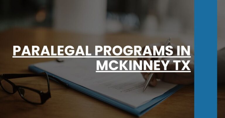 Paralegal Programs in McKinney TX Feature Image