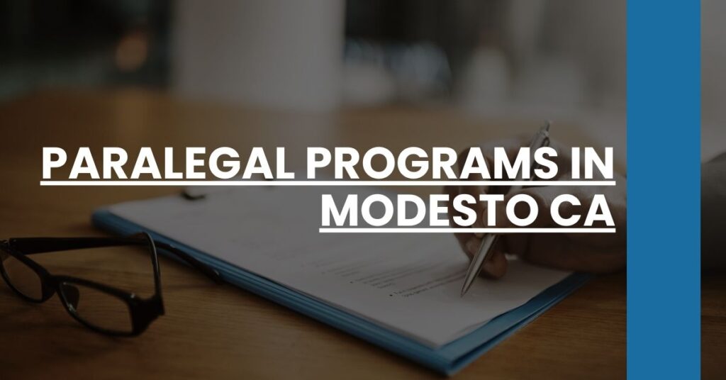 Paralegal Programs in Modesto CA Feature Image