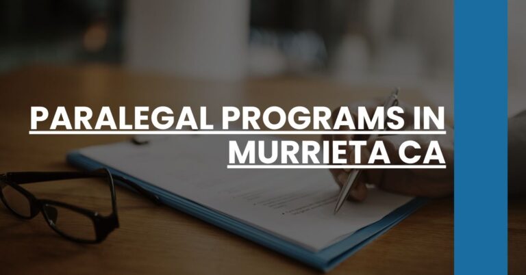 Paralegal Programs in Murrieta CA Feature Image