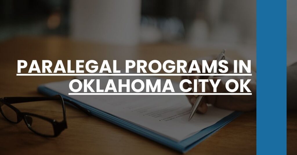 Paralegal Programs in Oklahoma City OK Feature Image