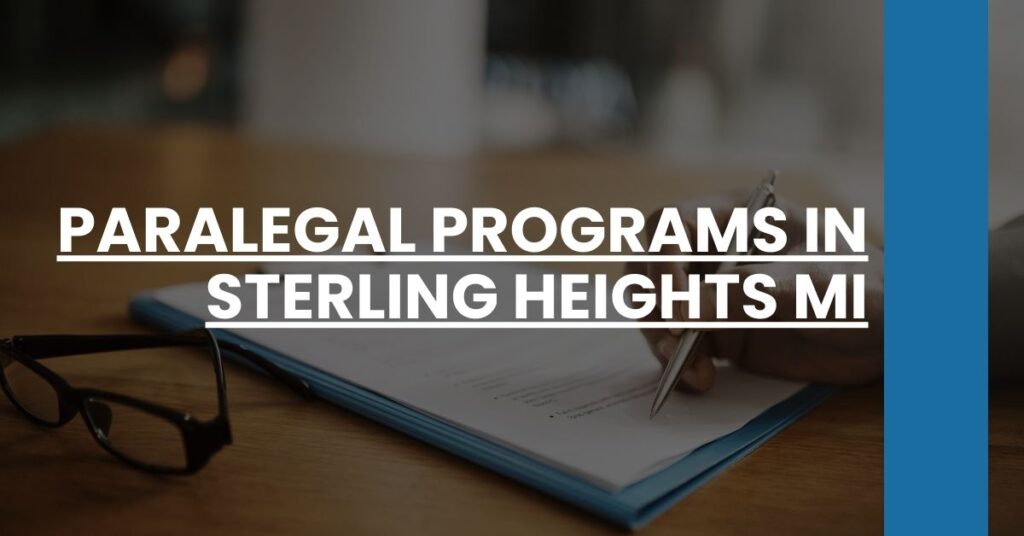 Paralegal Programs in Sterling Heights MI Feature Image