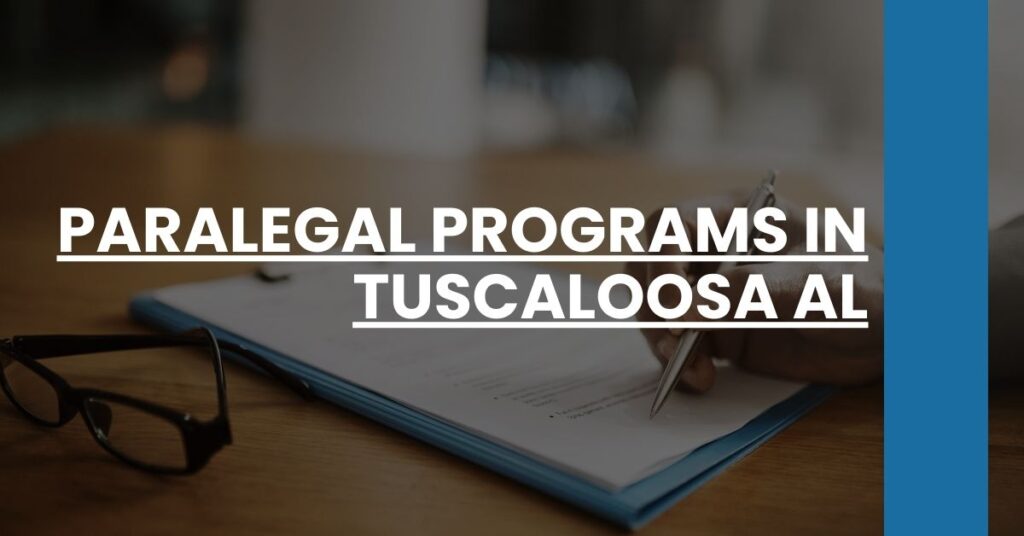 Paralegal Programs in Tuscaloosa AL Feature Image