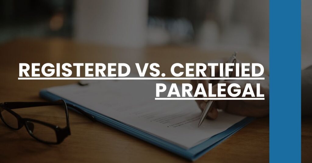 Registered vs. Certified Paralegal Feature Image