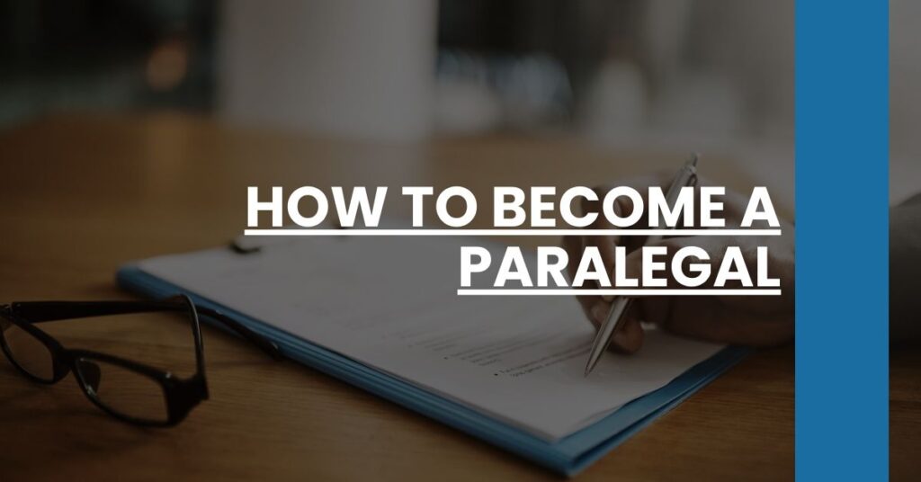 How to Become a Paralegal Feature Image