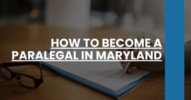 How to Become a Paralegal in Maryland Feature Image