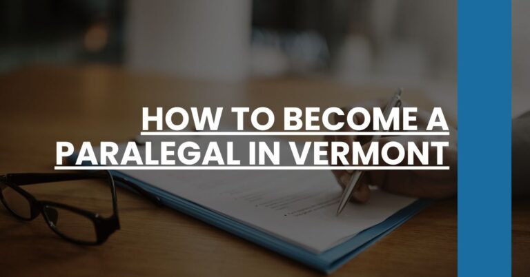 How to Become a Paralegal in Vermont Feature Image