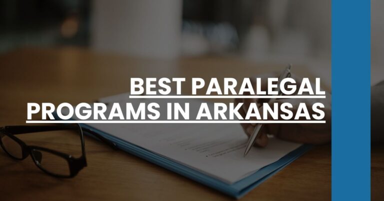 Best Paralegal Programs In Arkansas Feature Image