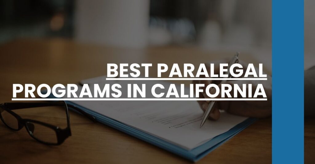 Best Paralegal Programs In California Feature Image