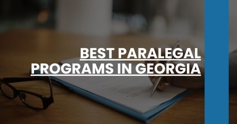 Best Paralegal Programs In Georgia Feature Image