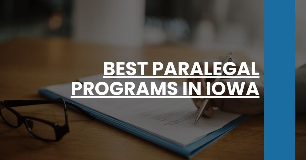 Best Paralegal Programs In Iowa Feature Image