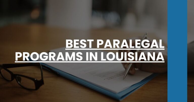 Best Paralegal Programs In Louisiana Feature Image