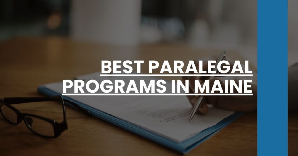 Best Paralegal Programs In Maine Feature Image