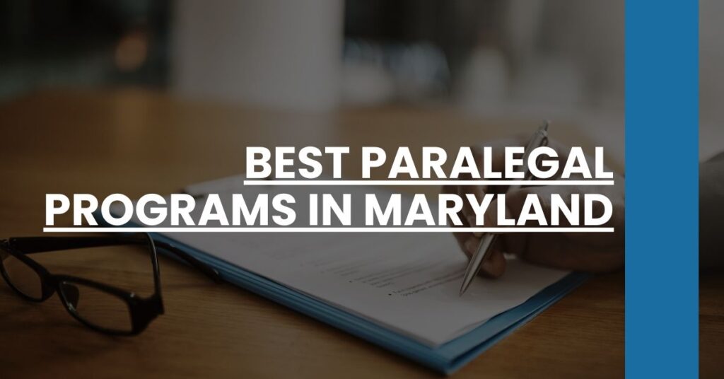 Best Paralegal Programs In Maryland Feature Image