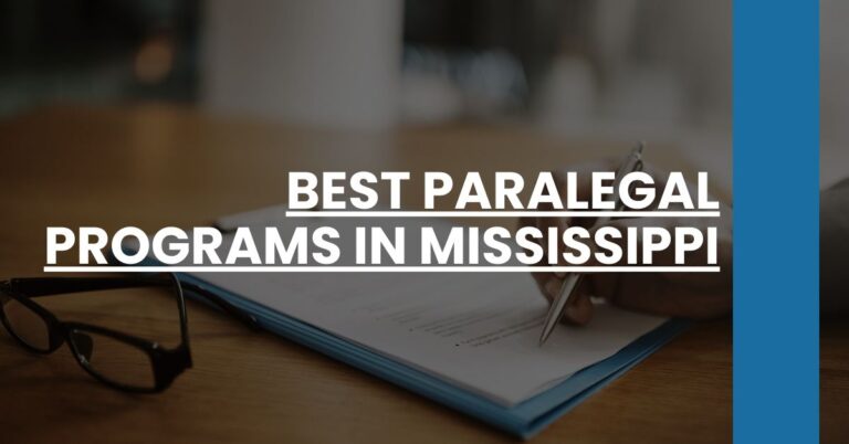 Best Paralegal Programs In Mississippi Feature Image