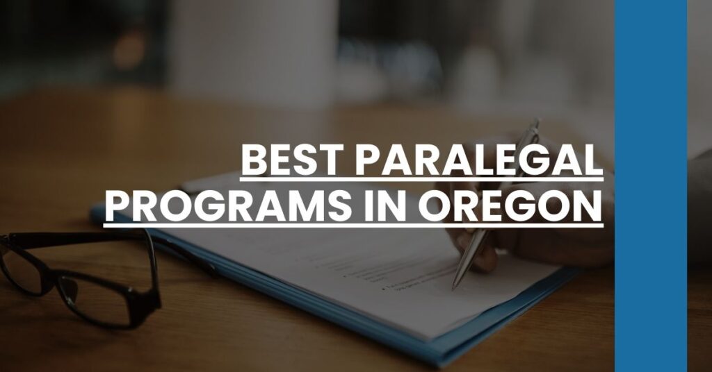 Best Paralegal Programs In Oregon Feature Image