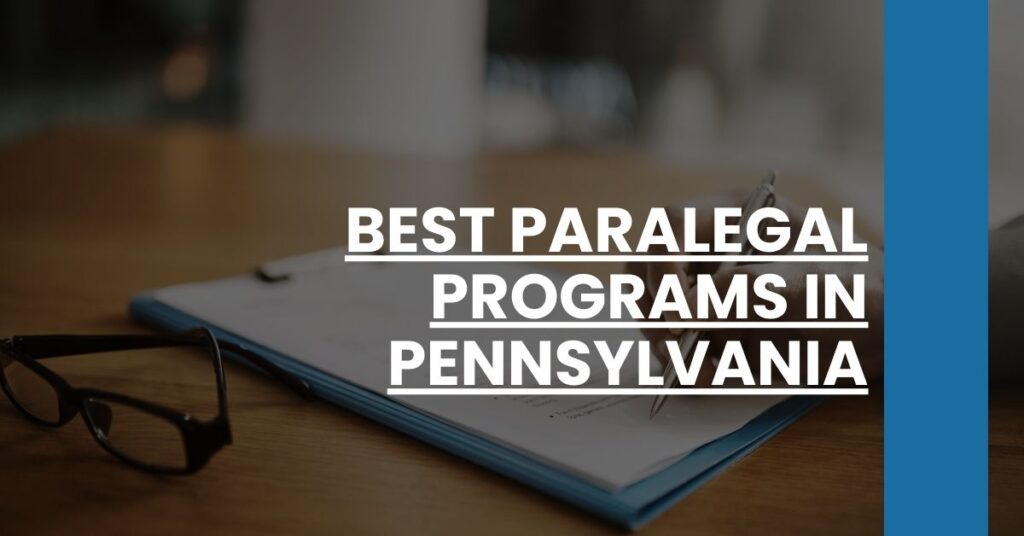 Best Paralegal Programs In Pennsylvania Feature Image