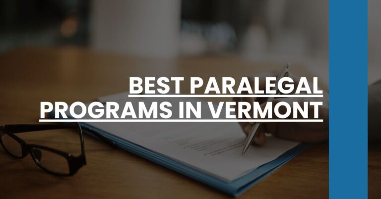 Best Paralegal Programs In Vermont Feature Image