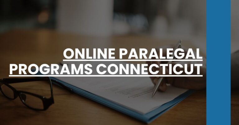 Online Paralegal Programs Connecticut Feature Image