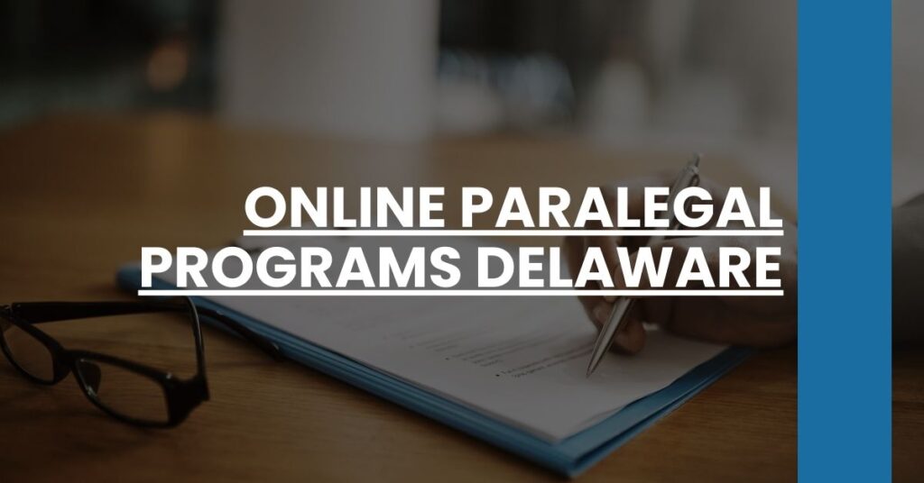 Online Paralegal Programs Delaware Feature Image