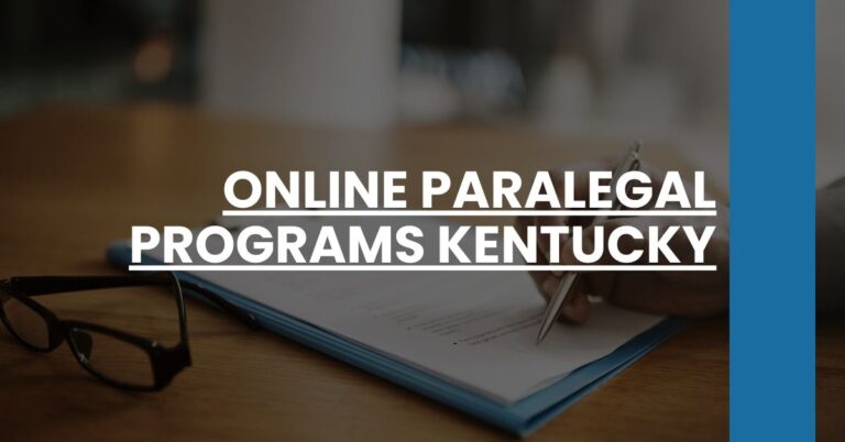 Online Paralegal Programs Kentucky Feature Image