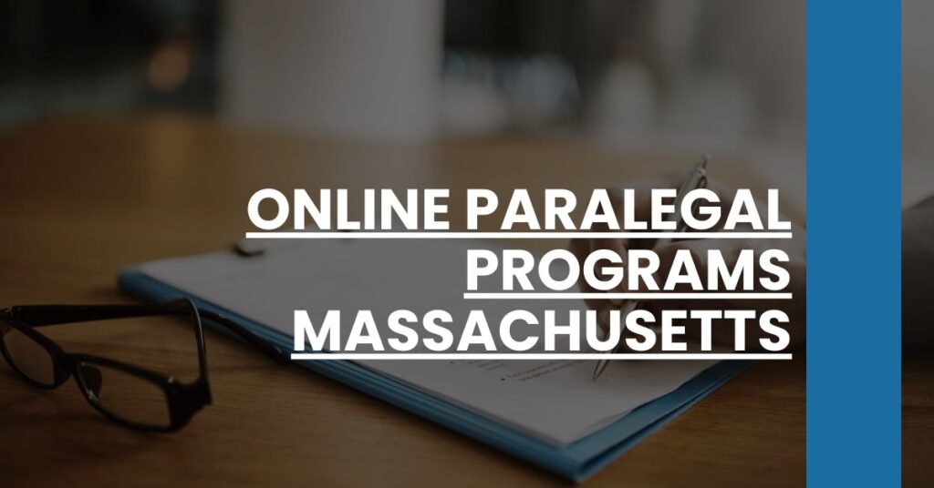 Online Paralegal Programs Massachusetts Feature Image