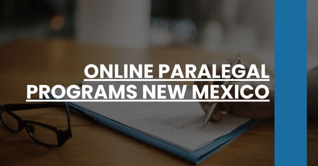 Online Paralegal Programs New Mexico Feature Image