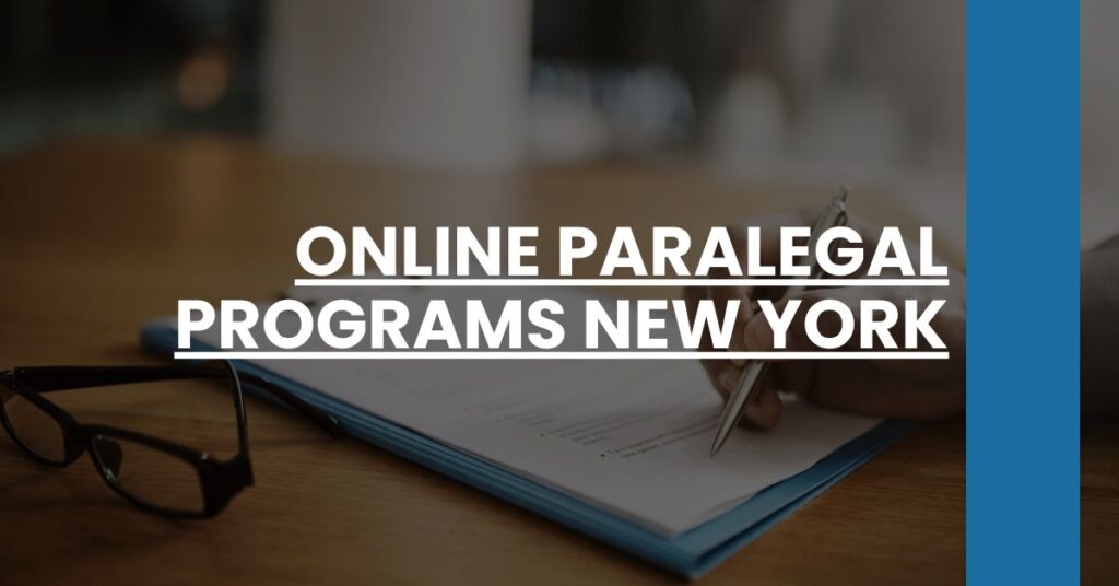 Online Paralegal Programs New York Feature Image