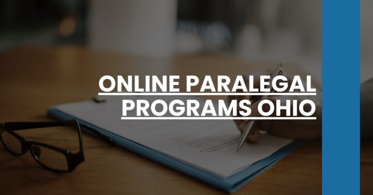 Online Paralegal Programs Ohio Feature Image