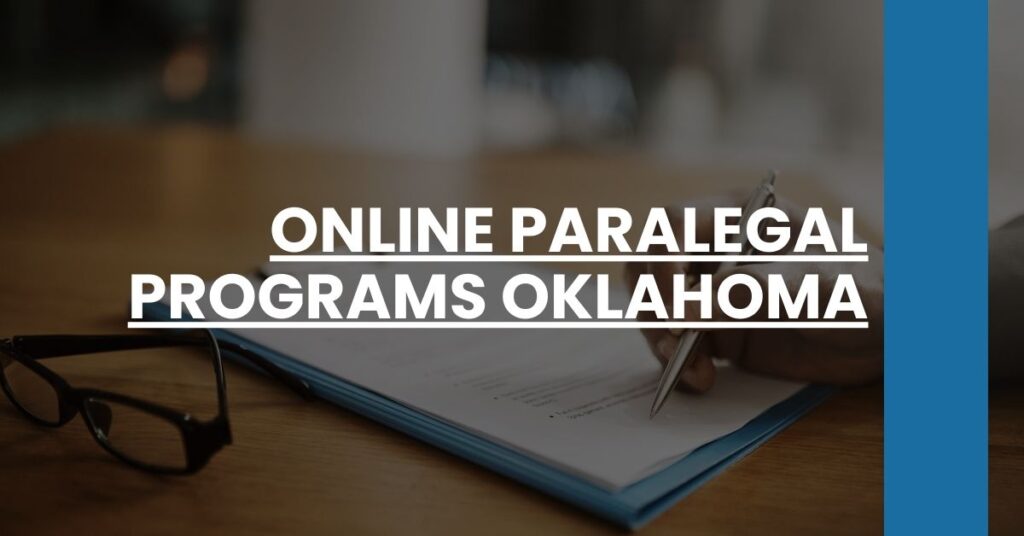 Online Paralegal Programs Oklahoma Feature Image