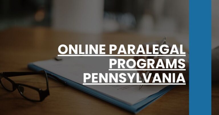 Online Paralegal Programs Pennsylvania Feature Image