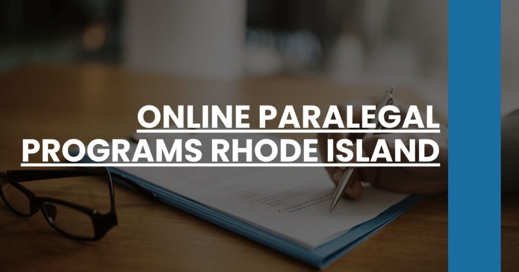 Online Paralegal Programs Rhode Island Feature Image