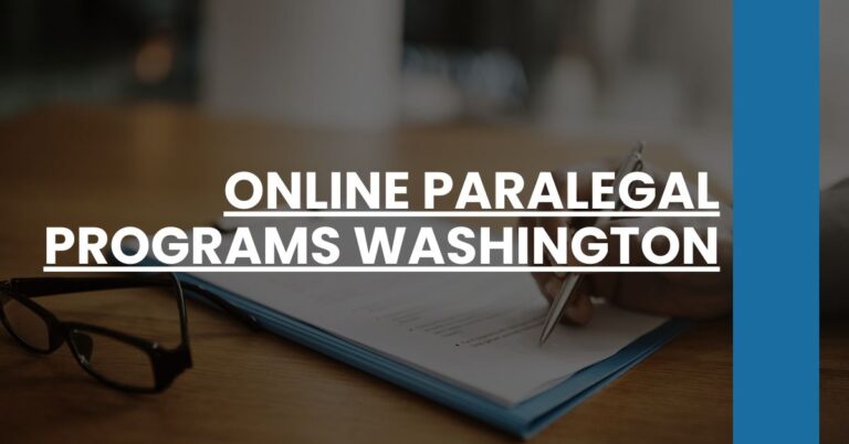 Online Paralegal Programs Washington Feature Image