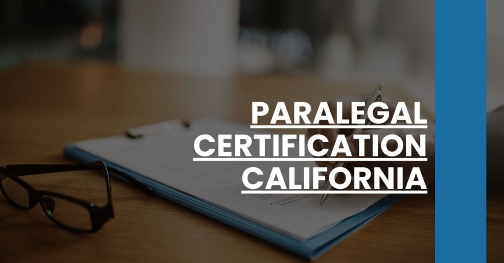 Paralegal Certification California Feature Image